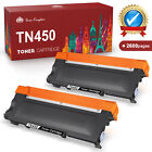 2x TN450 Toner Cartridge for Brother HL-2270DW HL-2280DW HL-2240 Intellifax 2840
