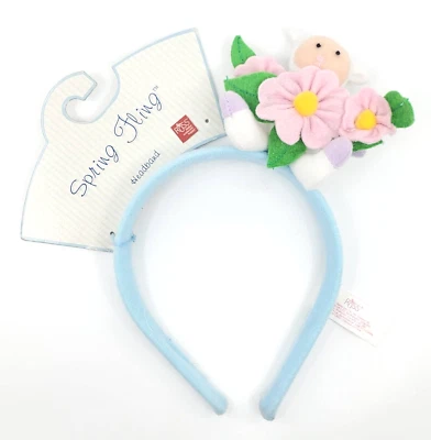 NEW Russ Easter Spring Fling Animal “Lamb” Floral Wearable Girl Lady Headband - Image 1 of 3
