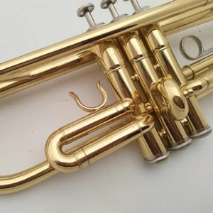 Small Instruments, Western Brass, Adult Band Playing Lacquer Gold - Picture 1 of 7