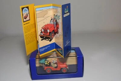 A26 1:43 44 ATLAS HERGE TINTINTIN THE LAND OF BLACK GOLD WILLY'S JEEP NUOVO C... - Immagine 1 di 4