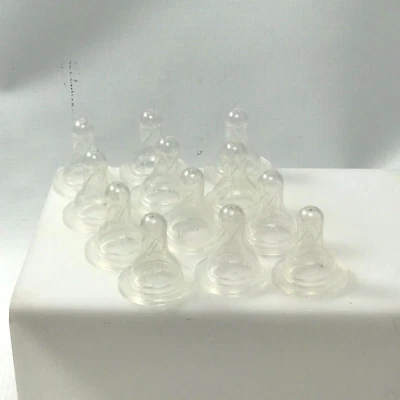 Dr. Brown's Biberón Pezones Nivel 4 Cuello Estrecho 12 Reemplazos Total Usado en Excelente Condición Foto 1 de 4