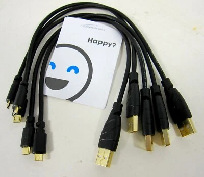 1X Micro USB Cable 2.0 Data sync & Charger cable 1FT 2000040 862 - Image 1 of 4