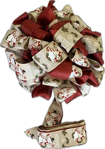Ribbon Christmas Tree Topper Bows with streamers Large selection-fast shipping - Picture 1 of 155