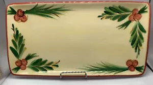 SOUTHERN LIVING AT HOME Appetizer Plate/Tray Gail Pittman Christmas Memories 14” - Picture 1 of 7