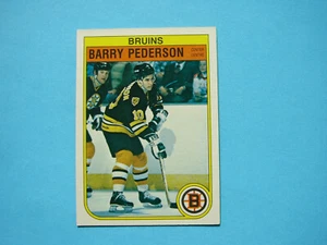 1982/83 O-PEE-CHEE NHL HOCKEY CARD #20 BARRY PEDERSON ROOKIE NM SHARP+ 82/83 OPC - Picture 1 of 2