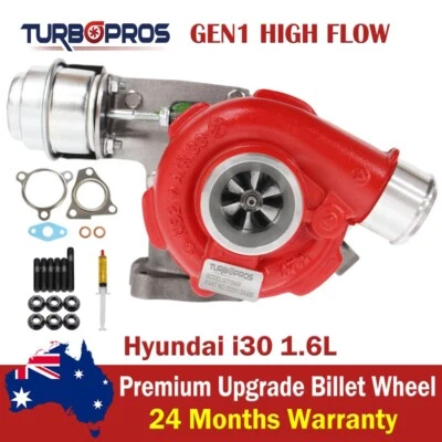 Turbocargador de alto flujo GEN1 para Hyundai i30 1,6 L Foto 1 de 4