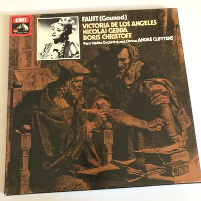 SLS 816 Faust Gounod - Victoria De Los Angeles Andre Cluytens 4LP EMI Box Set NM - Image 1 of 4