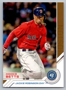 2017 Topps #JRD-3 Mookie Betts Jackie Robinson Day - Picture 1 of 2