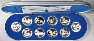 1990-94 Canada $20 Sterling Silver - 10 Coin Set Aviation Series 1 - Picture 1 of 3