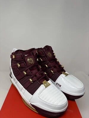 NIKE ZOOM LEBRON III CTK QS "CHRIST THE KING" WHITE-MAROON SZ 9.5 [BQ2444-100] - Image 1 of 4