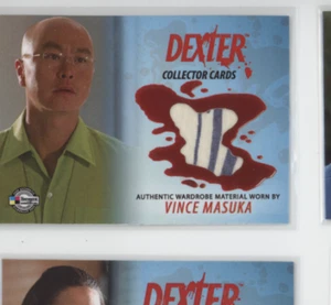 2009 DEXTER BREGENT SEASON 1 2 VINCE MASUKA SCREEN USED RELIC WARDROBE #DC21 - Picture 1 of 2