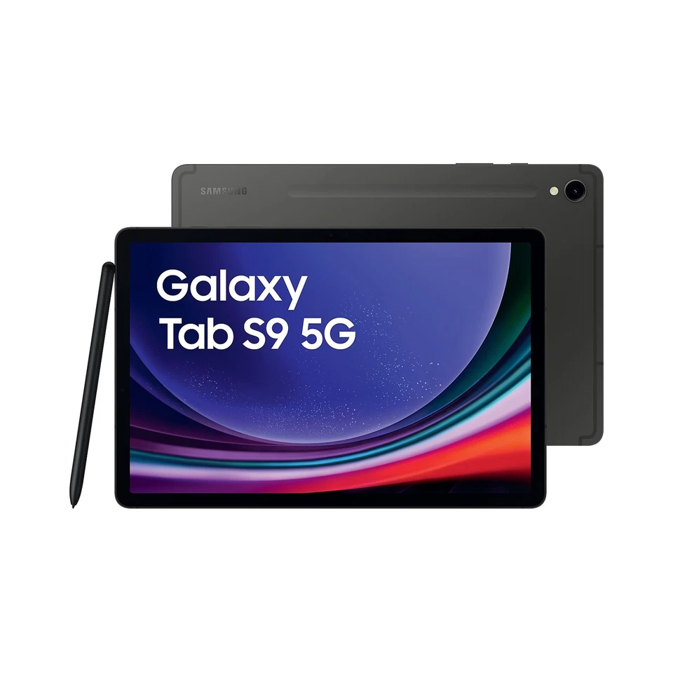 SAMSUNG Galaxy Tab S9 5G, Tablet, 128 GB, 11 Zoll, Graphite - Bild 1 von 1
