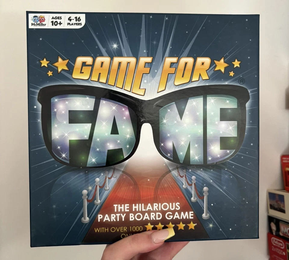 Game For Fame Board Game Christmas Party Family Ages 10+ New - Image 1 of 1
