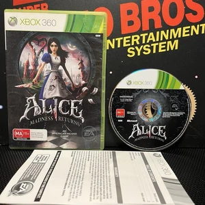 Alice Madness Returns Microsoft Xbox 360 PAL VGC TESTED FREE POSTAGE - Picture 1 of 8