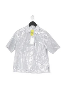 COS Women's Shirt UK 6 Silver Cotton with Other Basic - Picture 1 of 5