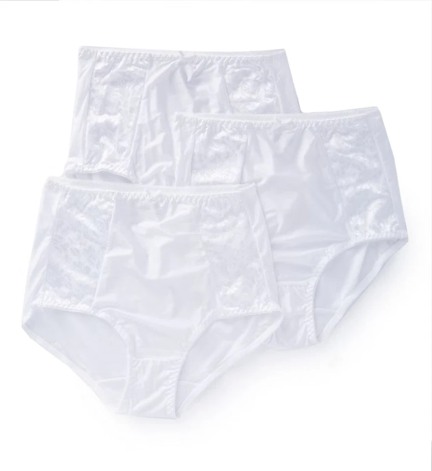 3 Pack BALI DFDBB3 Double Support Brief Underwear Women's 2XL / 9 FAST SHIP