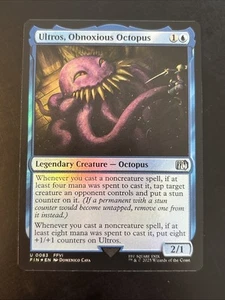 MTG: FF Ultros, Obnoxious Octopus. Final Fantasy Foil - Picture 1 of 4