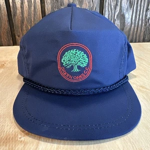 Vintage Golf Hat Green Oaks CC Imperial Headwear 90s Verona Pennsylvania Blue - Picture 1 of 9