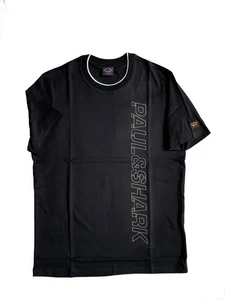 Paul&Shark P&S T-Shirt 22411049 Farbe 011 Schwarz Gr. M - Picture 1 of 2