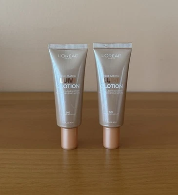 L'Oreal True Match Lumi Glotion Potenciador de Brillo Natural 902 Luz Nuevo sin Caja Juego de 2 Foto 1 de 2