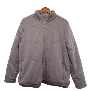 Three Dots Damen Steppjacke Größe XXL grau durchgehender Reißverschluss weich bequem Freizeit - Bild 1 von 6