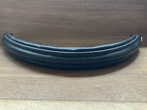 Mark Todd raised Padded Black Leather Browband full size 15.75” - Picture 1 of 14