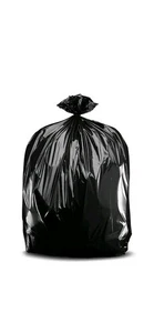 Plasticplace 18 Gallon Trash Bags - Black, case of 20 bags - Picture 1 of 4