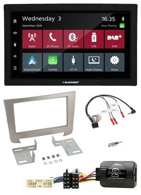 Blaupunkt DAB Bluetooth USB Lenkrad 2DIN Autoradio für SSangYong Rexton Telefont - Bild 1 von 4