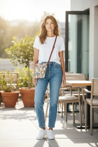 Signare Gobelin Granatapfel Zitrone Crossbody Sling Bag Schultertasche - Bild 1 von 5