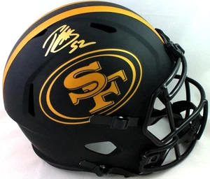 Von Patrick Willis signierter 49ers Eclipse Speed Integralhelm - Beckett W * Gold - Bild 1 von 5