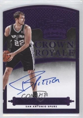2014-15 Panini Preferred Crown Royale Auto Purple /20 Tiago Splitter #159 Auto - Image 1 of 2