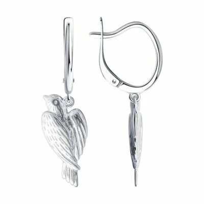 Ohrringe Ohrhänger Silber mit Zirkonia Stein Echtschmuck Damenohrringe Creole - Bild 1 von 3