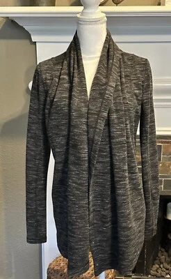 Chaqueta de Manga Larga Zella Negra con Blanco Ropa Activa Alta Larga XS TP Informal Foto 1 de 4