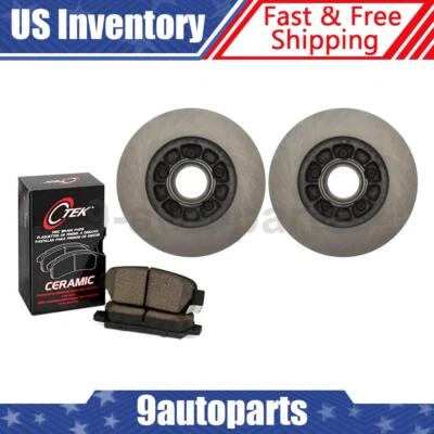 Rotores de freno de disco delanteros + pastillas de freno de cerámica para Ford Ranger 1983-1991 Foto 1 de 4