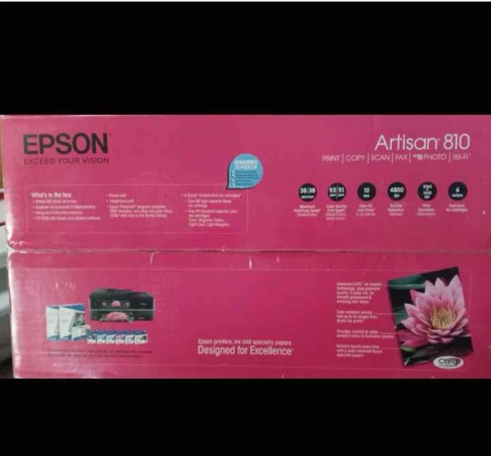 Epson Artisan 810 All-In-One Inkjet Photo Printer     new in box - Image 1 of 1