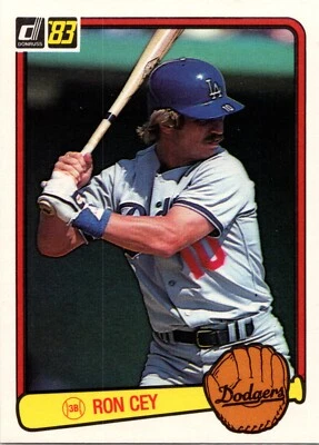 1983 Donruss Ron Cey #84 Los Angeles Dodgers - Image 1 of 2