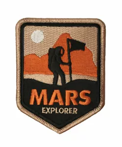 Mars Explorer bestickt Aufbügeln/Nähen Patch Applikation NASA Raumfahrzeug - Bild 1 von 1