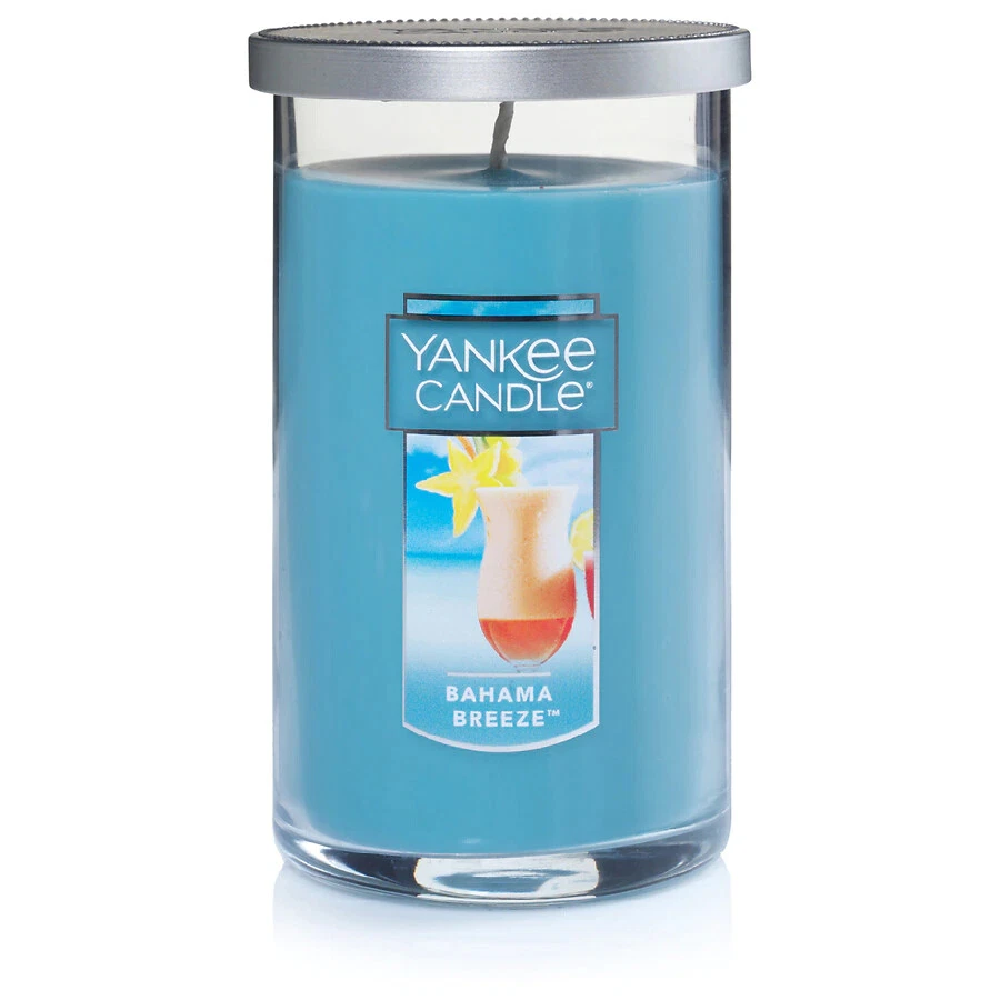 Yankee Candle Vela Vaso Mecha Única Bahama Breeze Mediana 12oz Foto 1 de 1