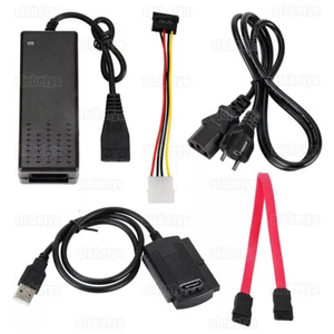 USB 2.0 to SATA PATA IDE Adapter Konverterkabel für 2,5/3,5 Zoll HDD SSD Adapter - Bild 1 von 15