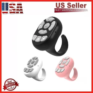 Tiktok Bluetooth Remote Control Scrolling Ring TIKTok Page Turner Black White PK - Picture 1 of 53