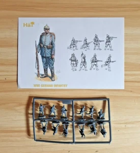 HAT 8200 WWI GERMAN INFANTRY 1/72 Model Soldiers Kit 1 UNBOXED SPRUE 12 Figures - Picture 1 of 2