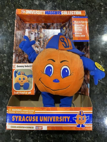 Syracuse Orangemen University Mascots Collection Gemmy JCPenney Dancing Vtg MX4 Cover