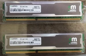 Mushkin Silverline 8GB(2x4GB) DDR3 PC3-10666 for DESKTOP Performance ramkit - Picture 1 of 2