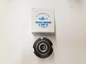 Brewer Machine & Gear Co. Ball Bearing Tapered Idler Bushing 1615-B, 1.5" OAL - Picture 1 of 3