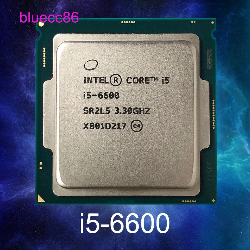  Intel Core i5-6600 LGA1151 CPU Processor 3.3GHz Quad-Core Skylake SR2L5 - Image 1 of 1