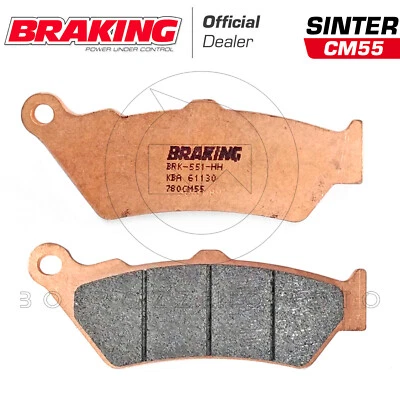 PASTIGLIE FRENO ANTERIORI BRAKING 780CM55 SINTER BMW F 650 GS 800 2008 2009 2010 Foto 1 de 2