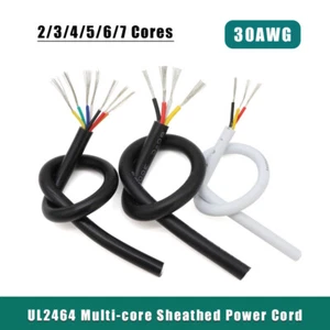 30AWG UL2464 Multi-core Sheathed Power Cord 2-7 Core Signal Control Cable Wire - Picture 1 of 12