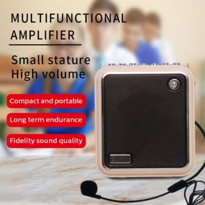 Portable Mini 10W Voice Amplifier Microphone Loundspeaker Megaphone for Outdoors - Picture 1 of 26
