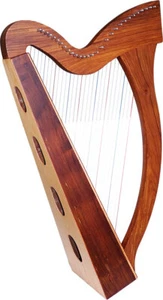 29 String CELTIC HARP, Glenluce Bareagle II model. 24 levers. At Hobgoblin Music