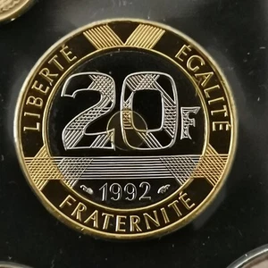 20 FRANCS MONT SAINT MICHEL 1992 BU FRAPPE MEDAILLE 2698 Ex. / SCELLEE ISSUE DU - Picture 1 of 2